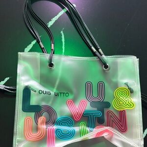 Vibrant Multicolor Tote with Design